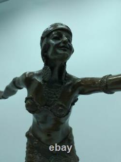 Demeter Chiparus Danseuse Phénicienne Bronze de Style Art Déco Barbedienne