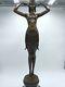 Demeter Chiparus Danseuse Scarabée Égyptienne 75 Cm Bronze Style Art Déco