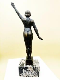 Epoque Art Déco sculpture en bronze signée C. MAIRE