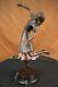 Fait à La Main Femme Danseuse En Bronze Marbre Sculpture Deco Figurine Art Fonte