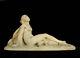 Femme à La Plage En Maillot De Bain Sculpture Art-déco C1930 Woman In Swimsuit