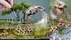 Giant Python Snake Hunts Florida Swamps Diorama Resin Polymer Clay