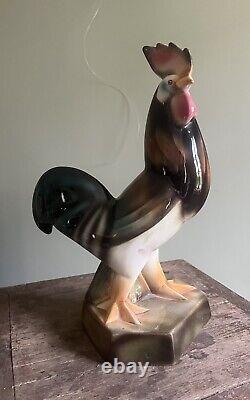 Goldscheider Coq En Céramique Art Déco Circa 1930