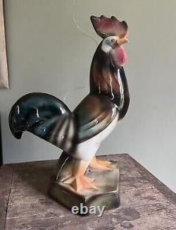 Goldscheider Coq En Céramique Art Déco Circa 1930