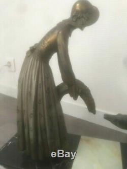 Grande sculpture statue ART DECO 1930