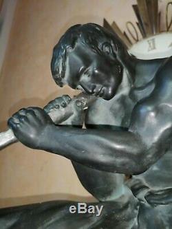 Importante sculpture art déco plâtre Ugo CIPRIANI dit URIANO