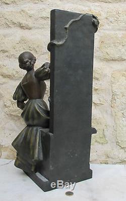 Importante sculpture réguleA. J. SCOTTEAn. 192054cm, 8kg. Art déco. SUPERBE+++