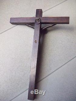 Jean Lambert Rucki Christ En Croix Style Roman Bronze Art Déco Sculpture Cross