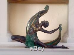 Jean Lormier Rare Sculpture Bronze Art Deco 1920/30 Danseuse Superbe +++
