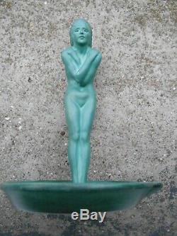 La Frileuse La Baigneuse Max Le Verrier Statue Sculpture Art Déco 1930