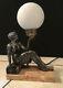 Lampe Art Deco 1920/1930 Statue Femme Vintage Lamp Woman Figurine Sculpture