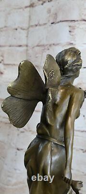 Libellule Lutin Fairy Art Déco Style Art Nouveau Style Bronze Fonte Décoratifs