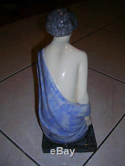 MARCEL GUILLARD & GRANGER ART DECO CERAMIQUE SCULPTURE ETLING PARIS