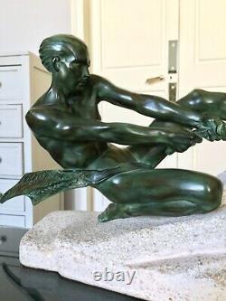 Max Le Verrier Sculpture Époque Art Déco Décoration Moderne Style 1930