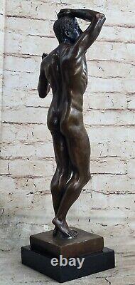 Nu Abstrait Homme Par Rodin Bronze Sculpture Statue Art Déco Moderne Marbre Gift