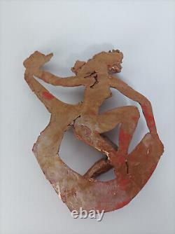 Pascal Boureille (1909-1999) sculpture Art Déco en terre cuite Nu féminin
