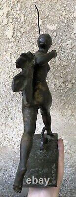 Paul Silvestre & Susse Frères Diane Sculpture bronze Cire Perdue Vers 1920
