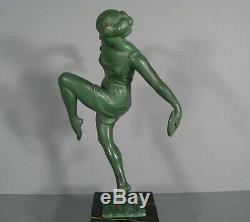 Pierre Le Faguays Fayral Danseuse Aux Cymbales Sculpture Style Art Déco