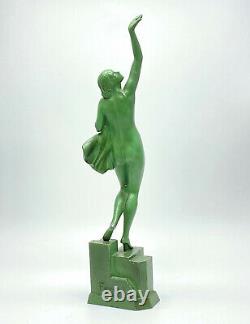 Pierre Le Faguays dit Fayral (1892-1962) Sculpture de Femme nue époque Art Deco