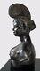 Rarissime Sculpture Femme Foulah Ou Peuls A La Coiffure Incunabula Art DÉco