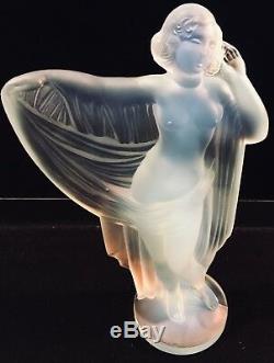 SABINO TANAGRA Sculpture. La Femme Aux Voiles. Art Déco 1920