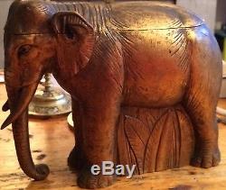 Sculpture Elephant Boite Art-deco Artist Animalier L. Gibert Marquis Pologne 27