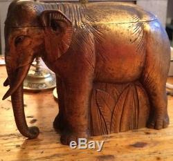 Sculpture Elephant Boite Art-deco Artist Animalier L. Gibert Marquis Pologne 27