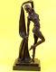 Statue En Bronze 44cm Sculpture Danseuse Style Art Nouveau Deco Statuette