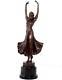 Statue En Bronze 54cm Danseuse Style Art Nouveau Sculpture Deco Figurine