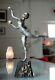 Sculpture Art Deco 1930 Statue Femme Danseuse Aux Boules Attribuée à Balleste