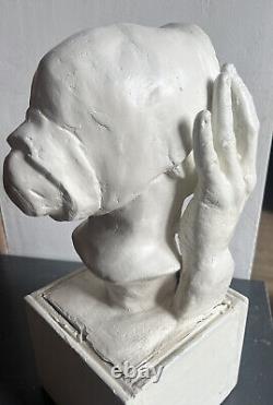 Sculpture Art Déco Plâtre Statue Ancienne