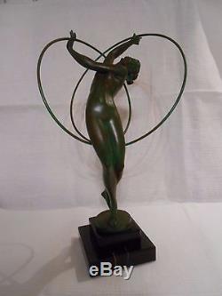 Sculpture Femme Danseuse Régule Le Verrier Fayral Art Déco Le Faguays