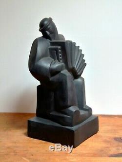 Sculpture L'accordéoniste des Frères Martel