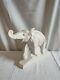 Sculpture Animaliere Faience Craquelee Elephant Dolly Signe Lejan Art Deco 1930