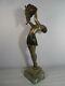 Sculpture Art Deco 1930 Femme Danseuse Balleste Statuette Woman Dancer Statue