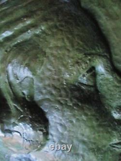 Sculpture bas relief Bronze M. Cousinet Art Déco Cire perdue Valsuani Era Maillol