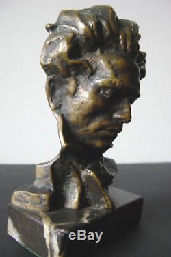 Sculpture, bronze, Max Le Verrier, Signée, Le Faguays, Fayral, art-deco, Beethowen
