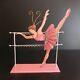 Sculpture Danse Métal Fait Main Ballerina Kasanova Vintage Art Déco Maison N5693