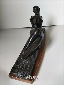 Sculpture en bronze Art déco, par Le Faguays, circa 1930