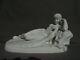 Sculpture Femme Nue Art Deco Signé Statue Porcelaine Nude Woman Vintage Figurine