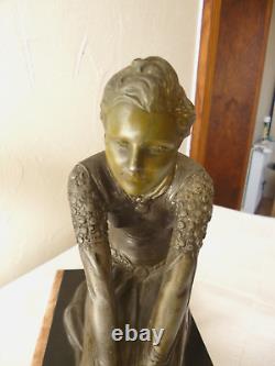 Sculpture groupe ART DECO URIANO CIPRIANI