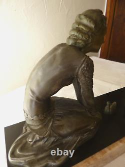 Sculpture groupe ART DECO URIANO CIPRIANI