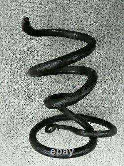 Sculpture serpent fer forgé art déco Iron wrought snike