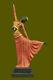 Signé Art Déco Chiparus Ventre Danseuse Bronze Marbre Sculpture Statue Figurine