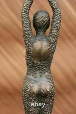 Signé Bronze Art Nouveau Déco Chiparus Statue Figurine Sculpture Art Deal Cadeau