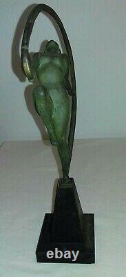Statue Sculpture Art Deco 1930 Femme Danseuse
