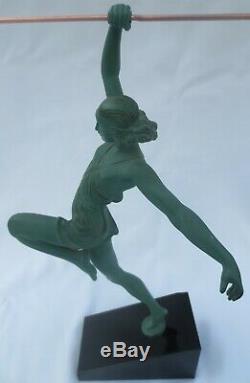 Statue Sculpture Art Deco -Pierre Le Faguays L'Amazone au Javelot 1925