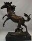 Statue Sculpture Cheval Animalier Style Art Deco Style Art Nouveau Bronze Massif