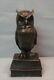 Statue Sculpture Chouette Hibou Oiseau Animalier Style Art Deco Style Art Nouvea