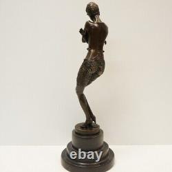 Statue Sculpture Danseuse Classique Opera Style Art Deco Style Art Nouveau Bronz